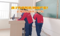 正規(guī)的問題孩子學(xué)校改變孩子隨意交友